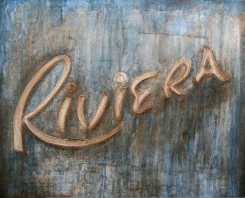 Cine Riviera,80 x 98 cm ,acrilico , lienzo,2008.